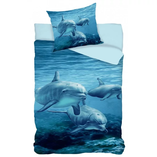 DELFINES ÁGYNEMŰHUZAT 2 RÉSZES PAMUT 140 X 200 CM + 70 X 90 CM