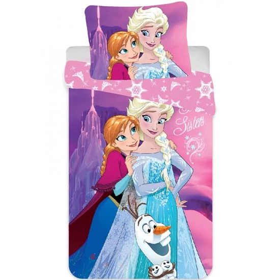 JÉGVARÁZS OVIS ÁGYNEMŰHUZAT 90 X 140 + 40 X 55 CM - DISNEY FROZEN