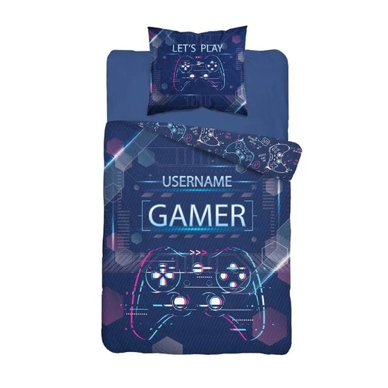 GAMER ÁGYNEMŰHUZAT 140 X 200 + 70 X 80 CM USERNAME