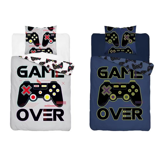 GAMER ÁGYNEMŰHUZAT 140 X 200 + 70 X 80 CM, SÖTÉTBEN VILÁGIT!