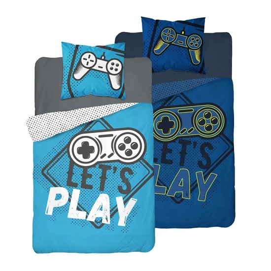 GAMER ÁGYNEMŰHUZAT 140 X 200 + 70 X 80 CM  LETS PLAY