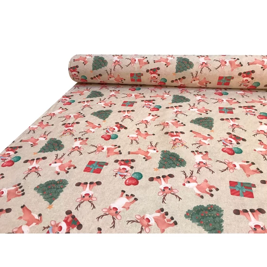 KARÁCSONYI MÉTERÁRU 140 CM SZÉLES LONETA RUDOLF